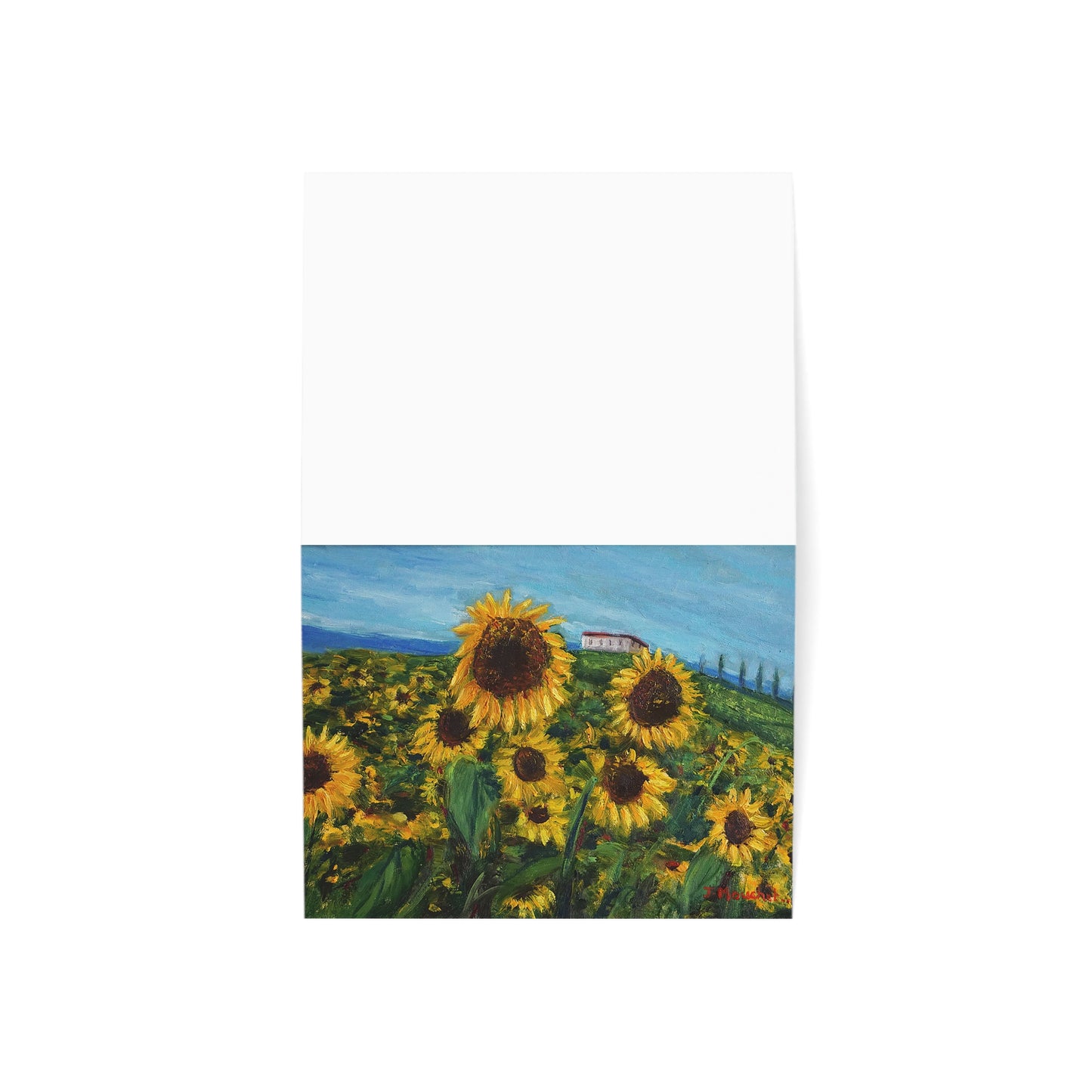 GREETING CARDS (1, 10, 30, and 50pcs) - HAPPINESS: A SUNFLOWER HAVEN