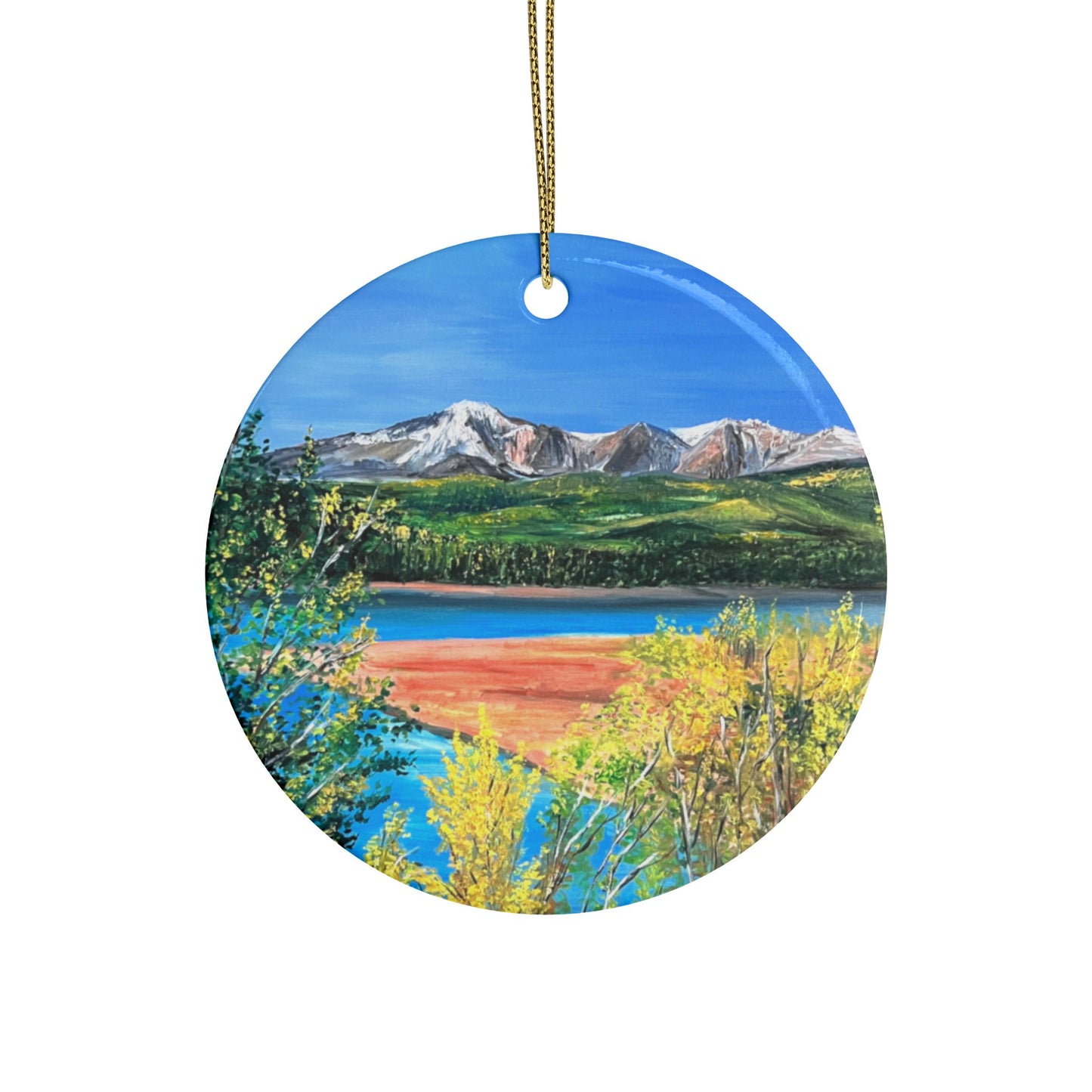 CERAMIC ORNAMENTS - PIKES PEAK MOUNTAINS