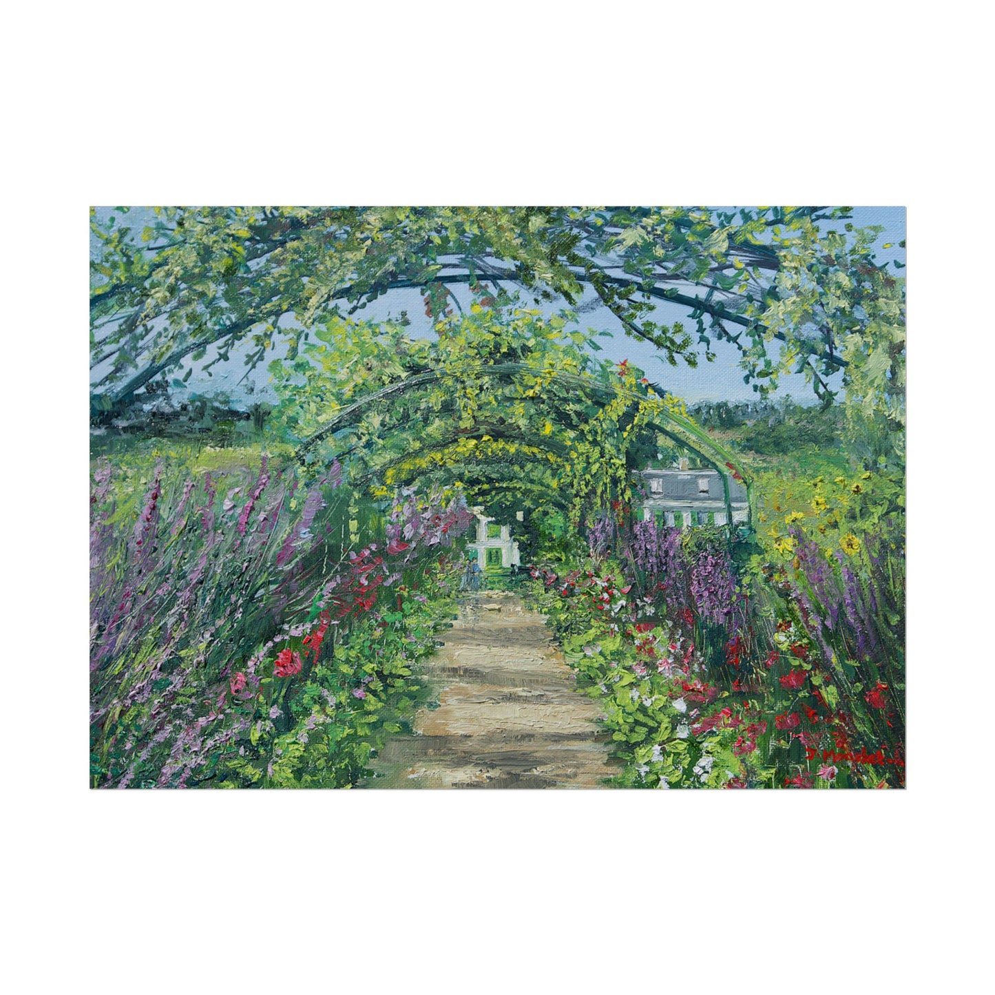 Scenic Garden Rolled Posters - Vibrant Nature Wall Art for Home Décor