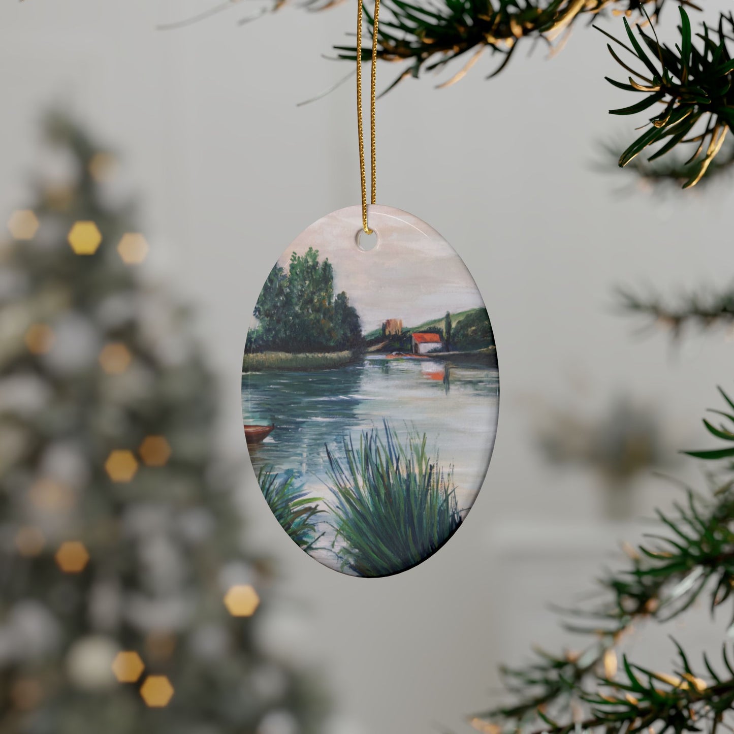 CERAMIC ORNAMENTS - THE FRENCH LAKE