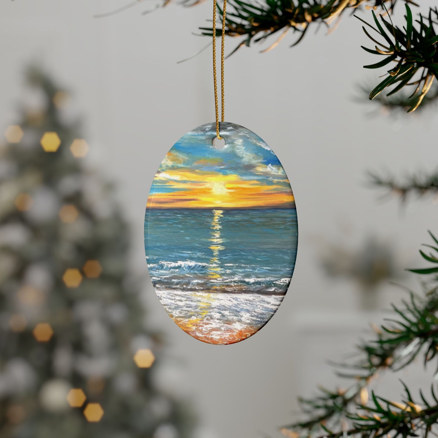 CERAMIC ORNAMENTS - PEACEFUL SUNRISE