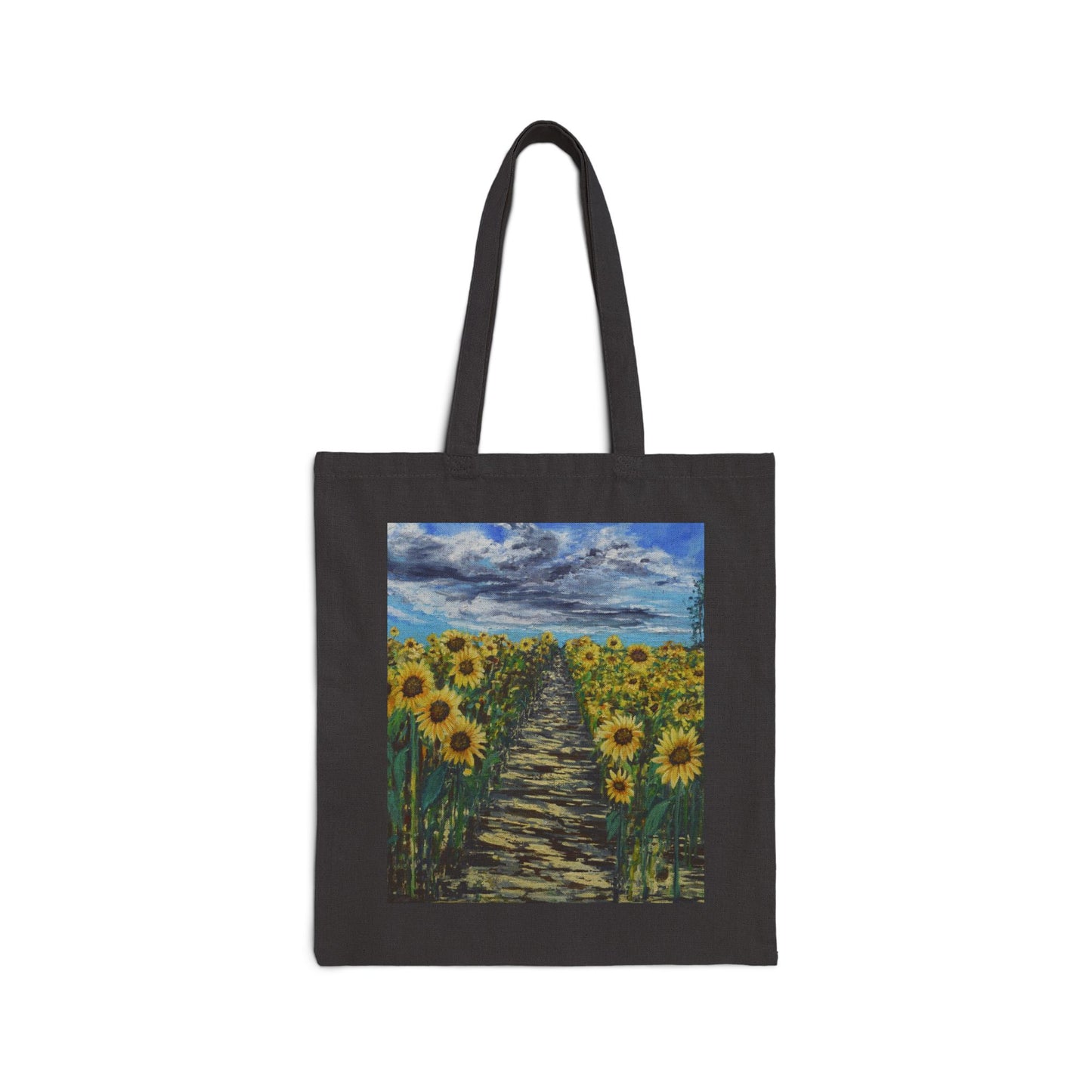 COTTON CANVAS TOTE BAG - BLISSFUL JOURNEY