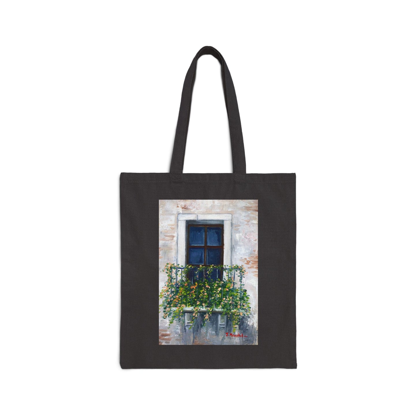 COTTON CANVAS TOTE BAG - WINDOW ROMANCE