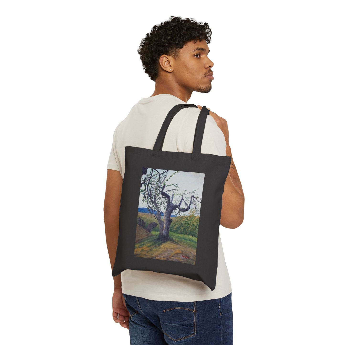 COTTON CANVAS TOTE BAG - AUTUMN