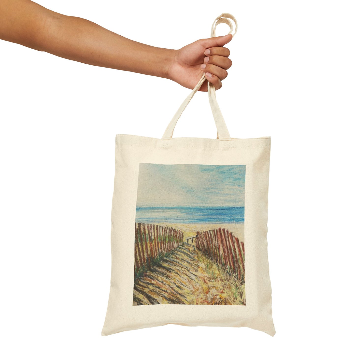 COTTON CANVAS TOTE BAG - BAILEY'S HARBOR 2