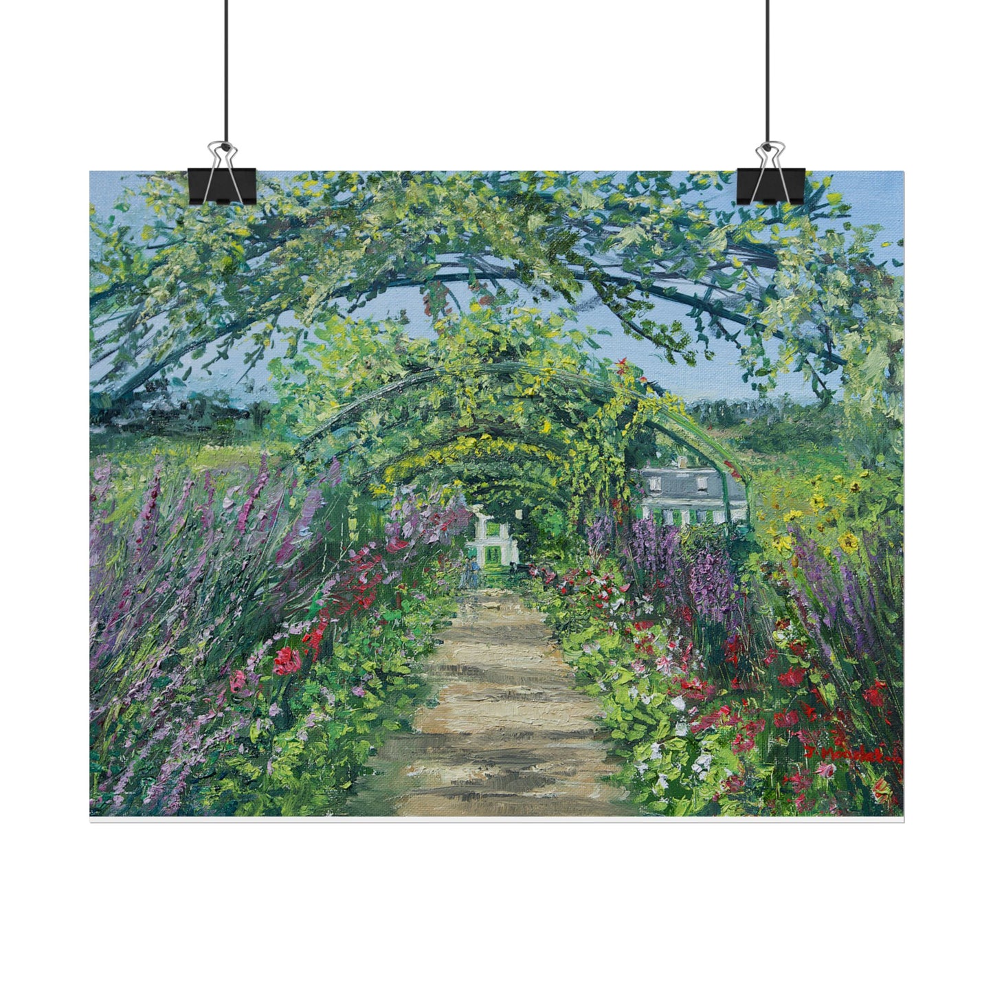 Scenic Garden Rolled Posters - Vibrant Nature Wall Art for Home Décor