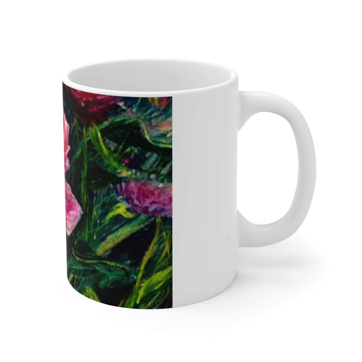 MUG 11oz - PINK BLOSSOMS: DELICATE PETALS