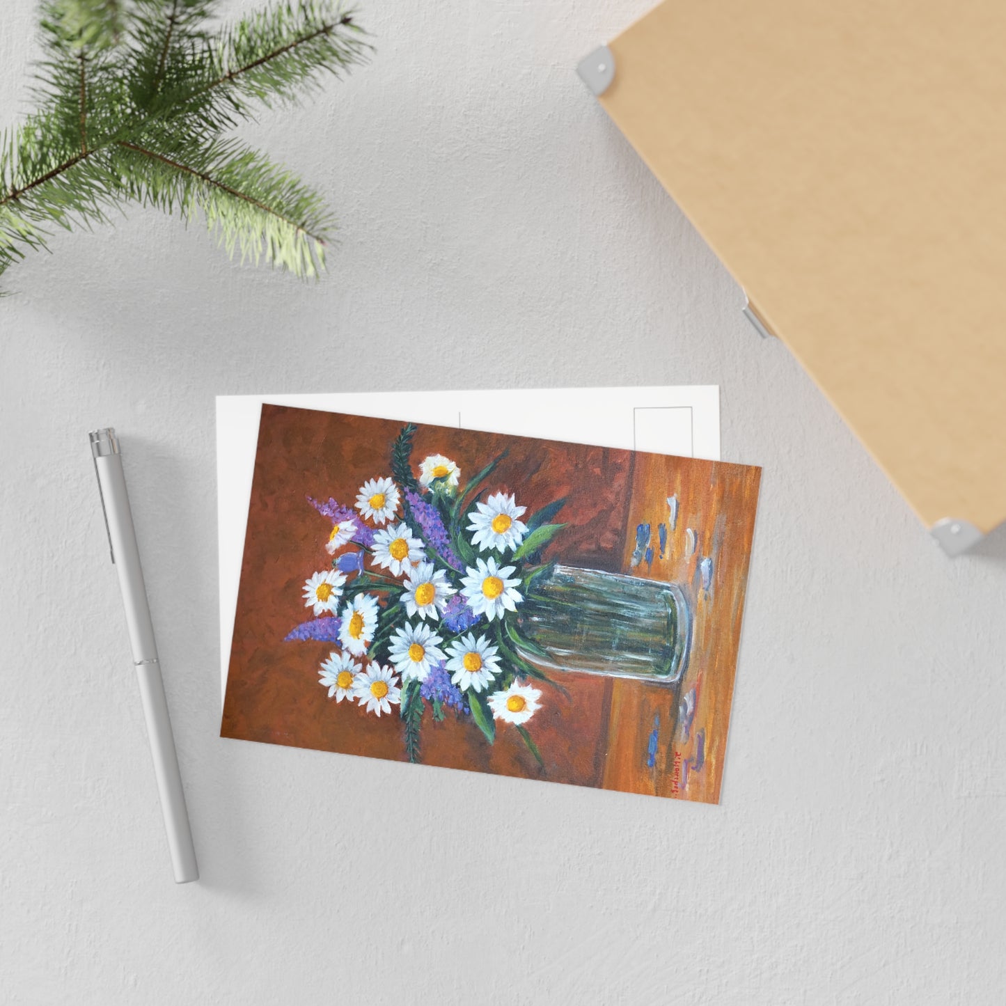 FINE ART POSTCARDS - DAISIES