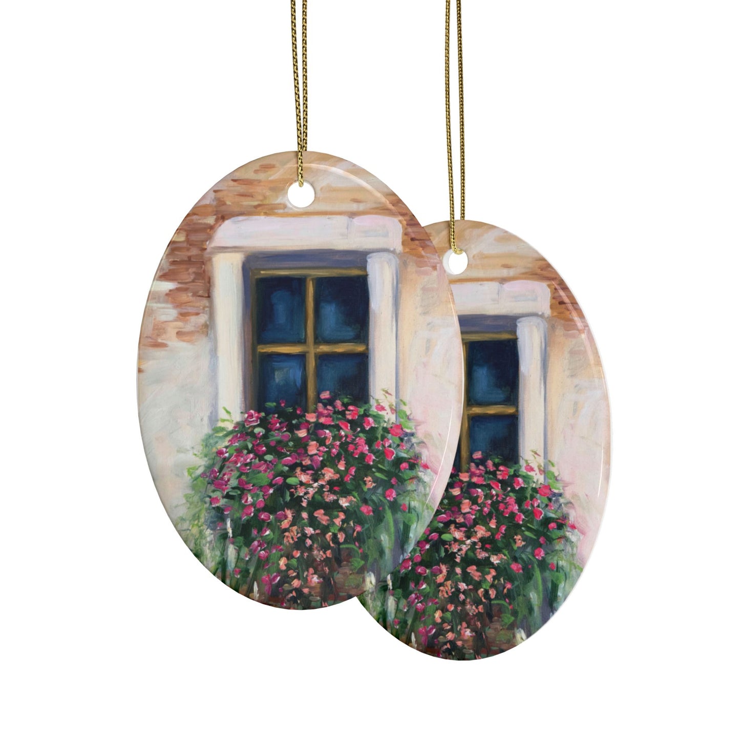 CERAMIC ORNAMENTS - CHARMING ITALIAN WINDOW