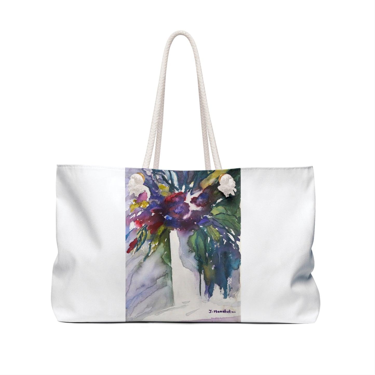 WEEKENDER BAG - MIXED FLOWER BOUQUET