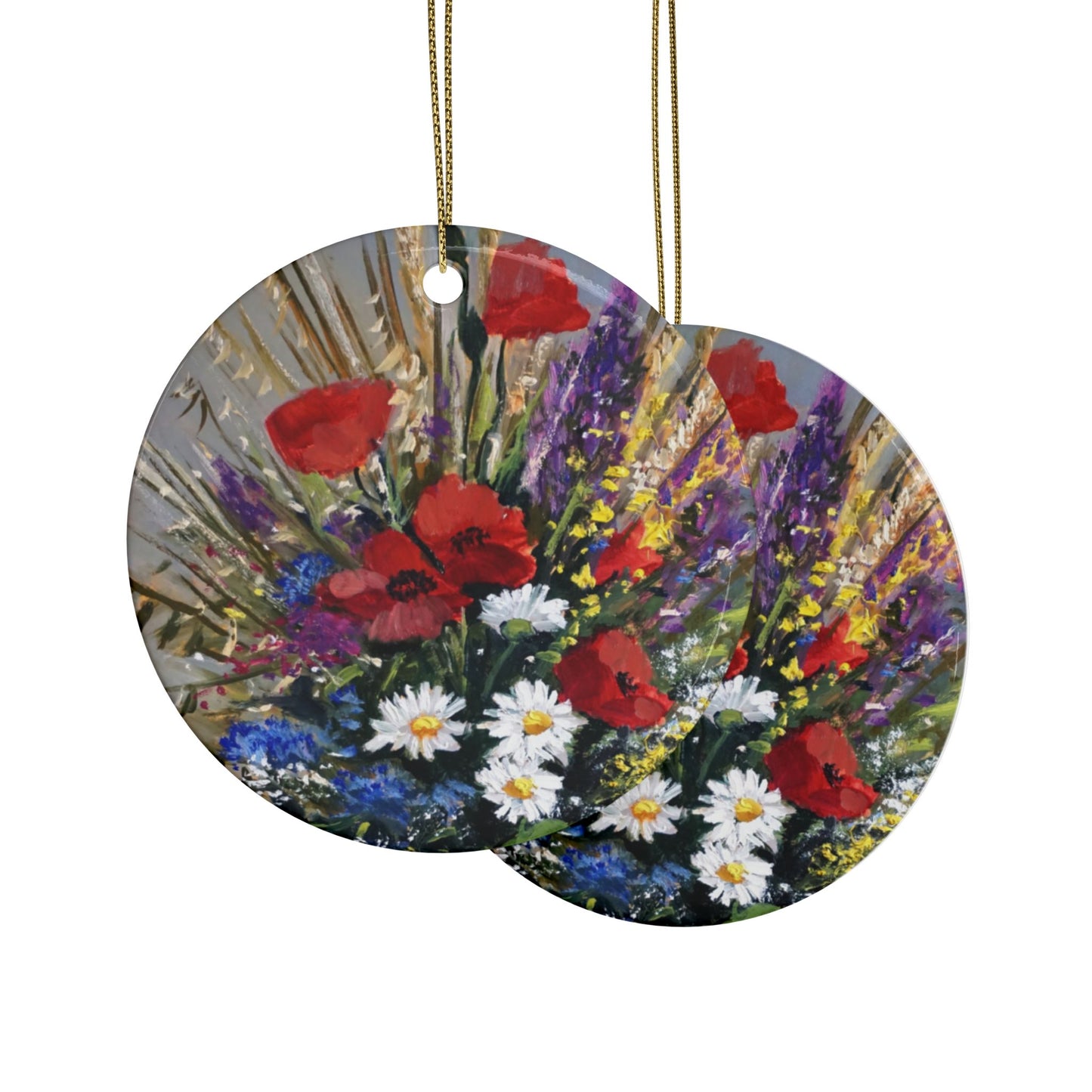 CERAMIC ORNAMENTS - BOUQUET OF WILD FLOWERS