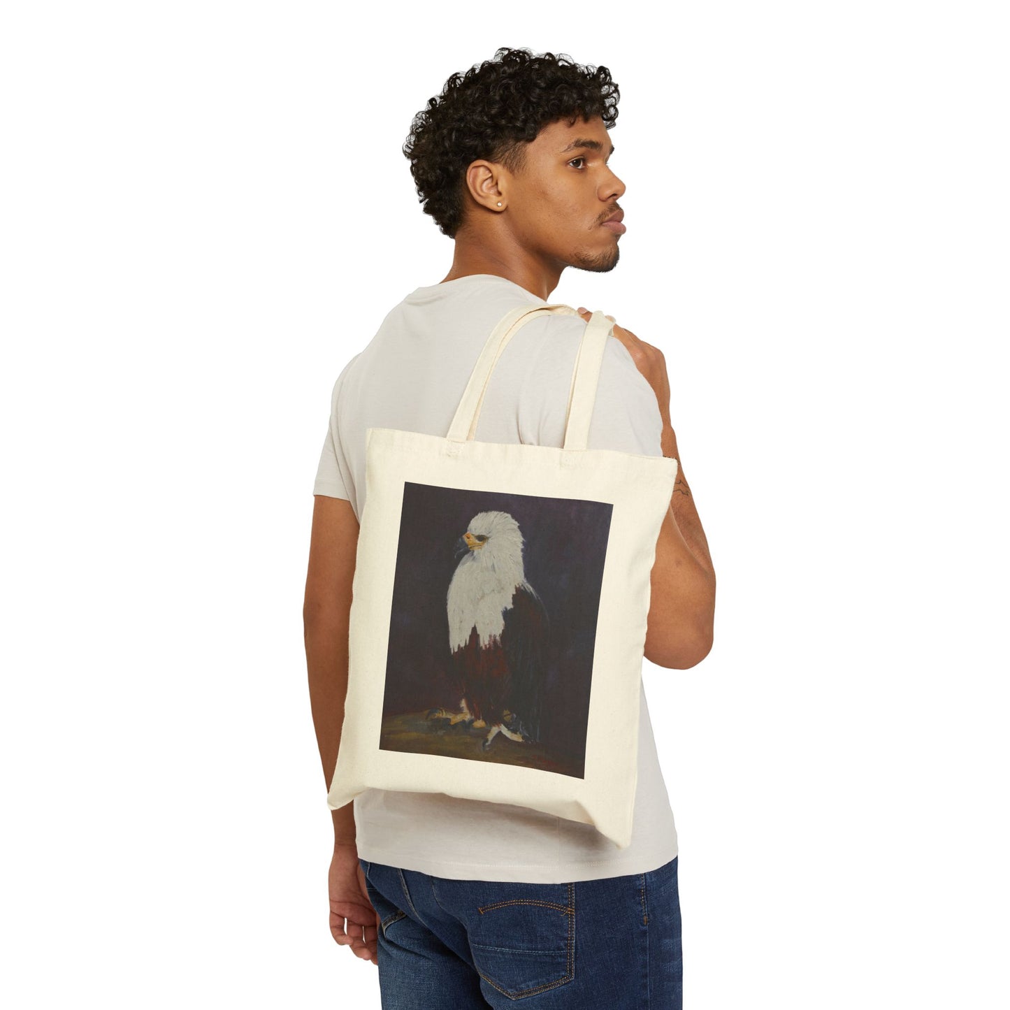 COTTON CANVAS TOTE BAG - POWER