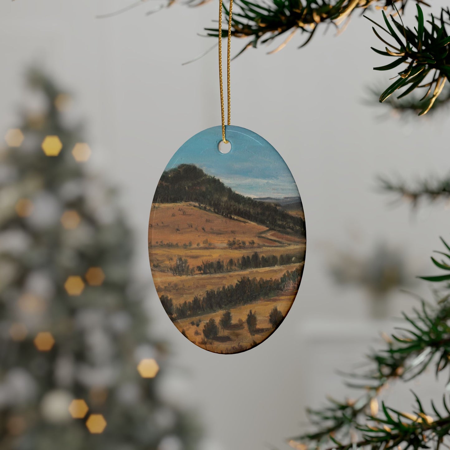 CERAMIC ORNAMENTS - BEHIND PIKES PEAK