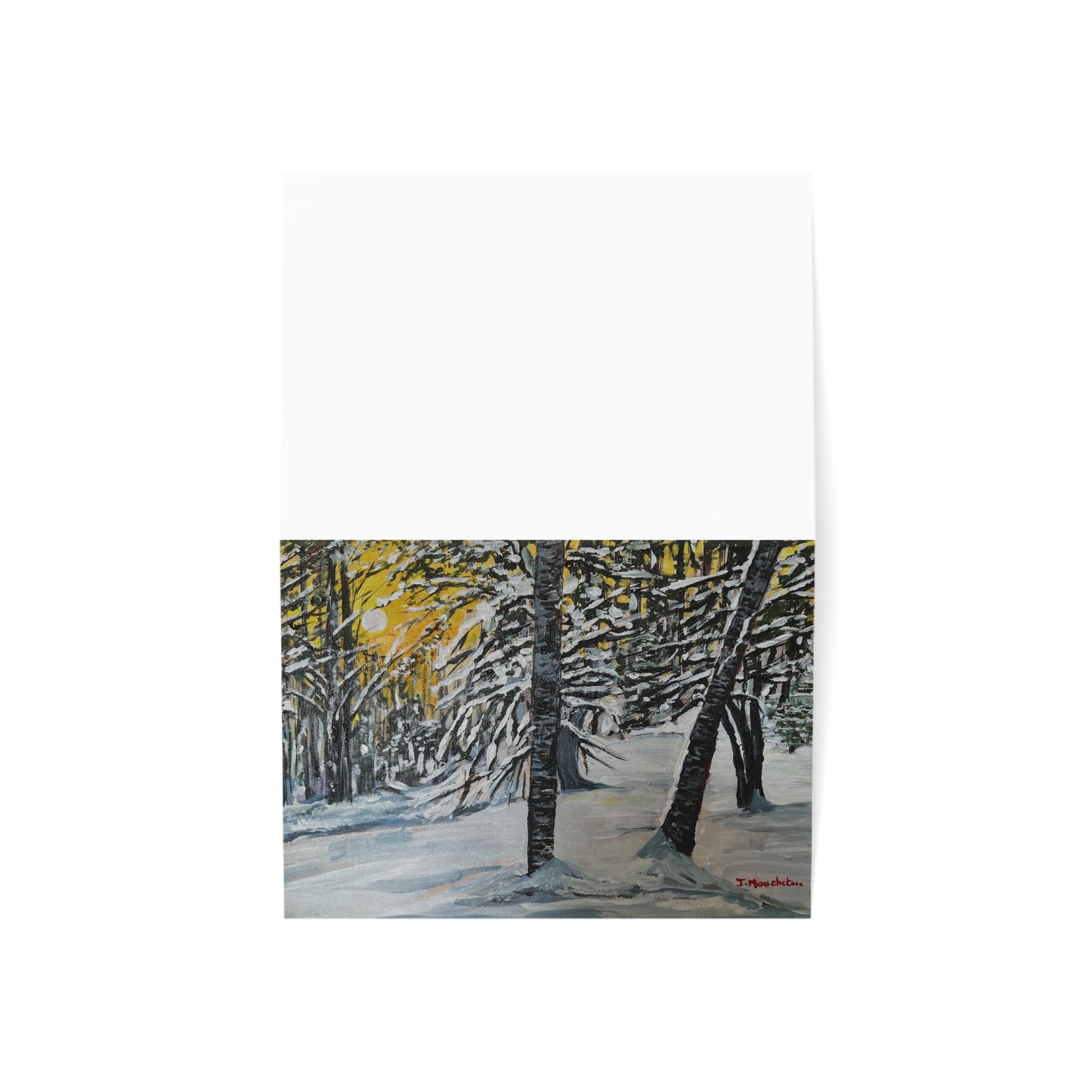 GREETING CARDS (1, 10, 30, and 50pcs) - FORESTA  BIANCA