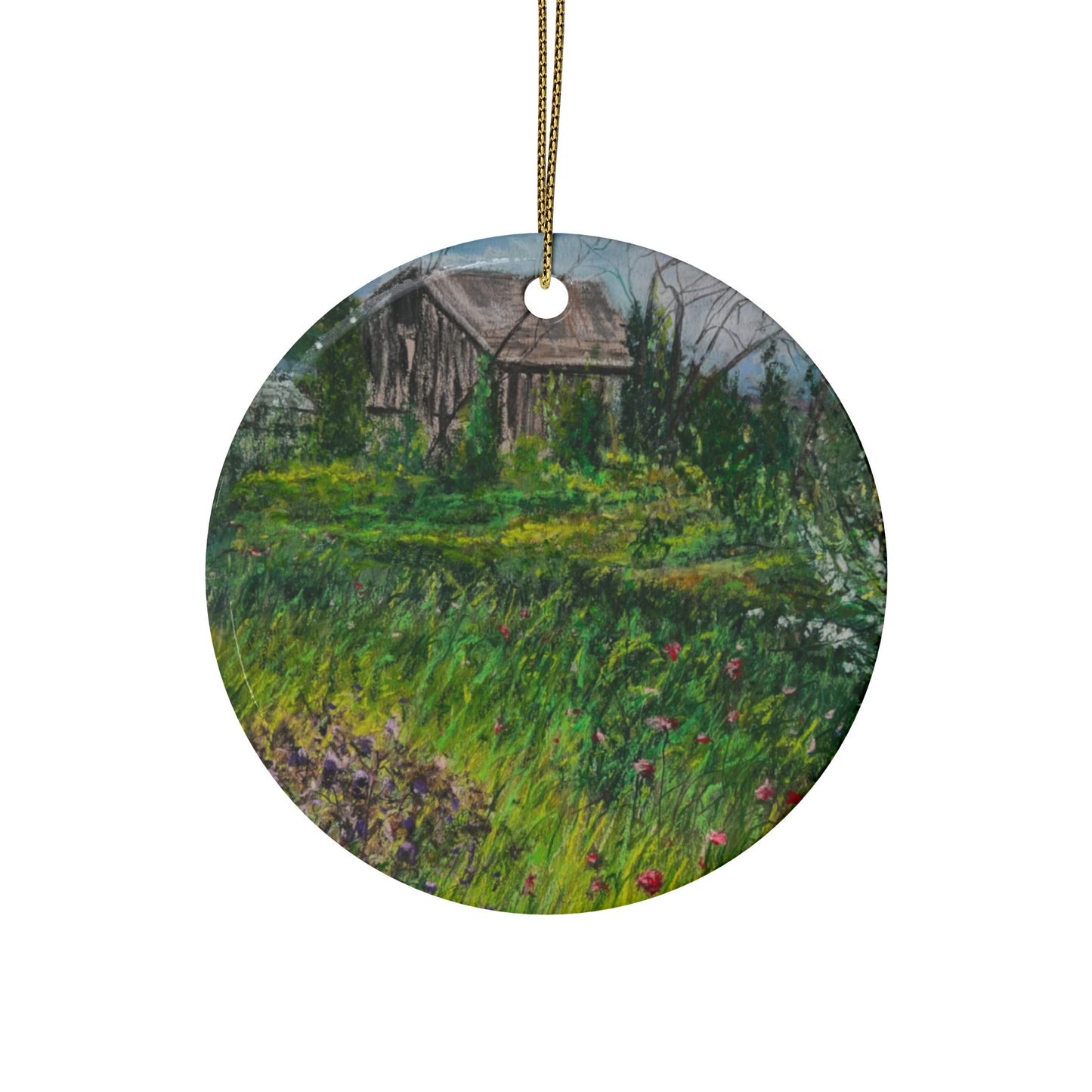 CERAMIC ORNAMENTS -TRANQUIL CABIN IN STURGEON BAY