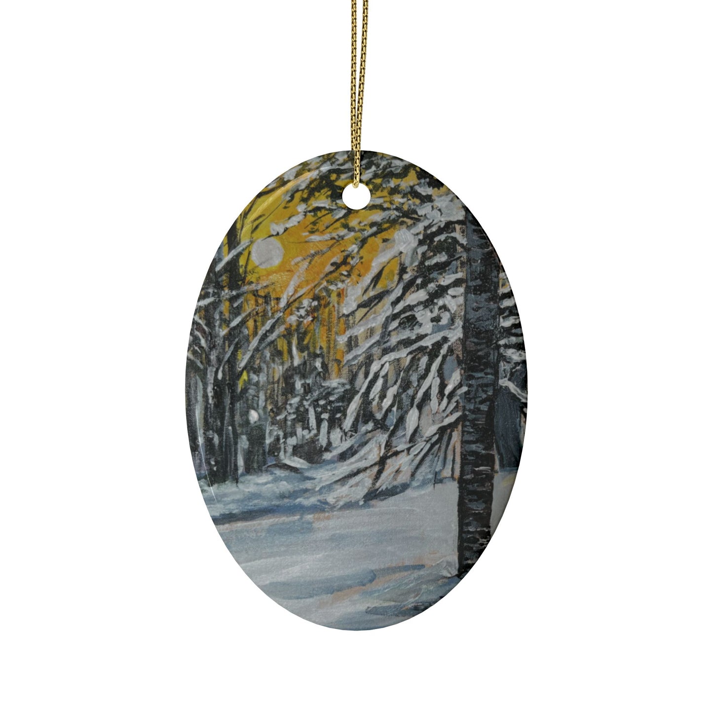 CERAMIC ORNAMENTS - FORESTA BIANCA