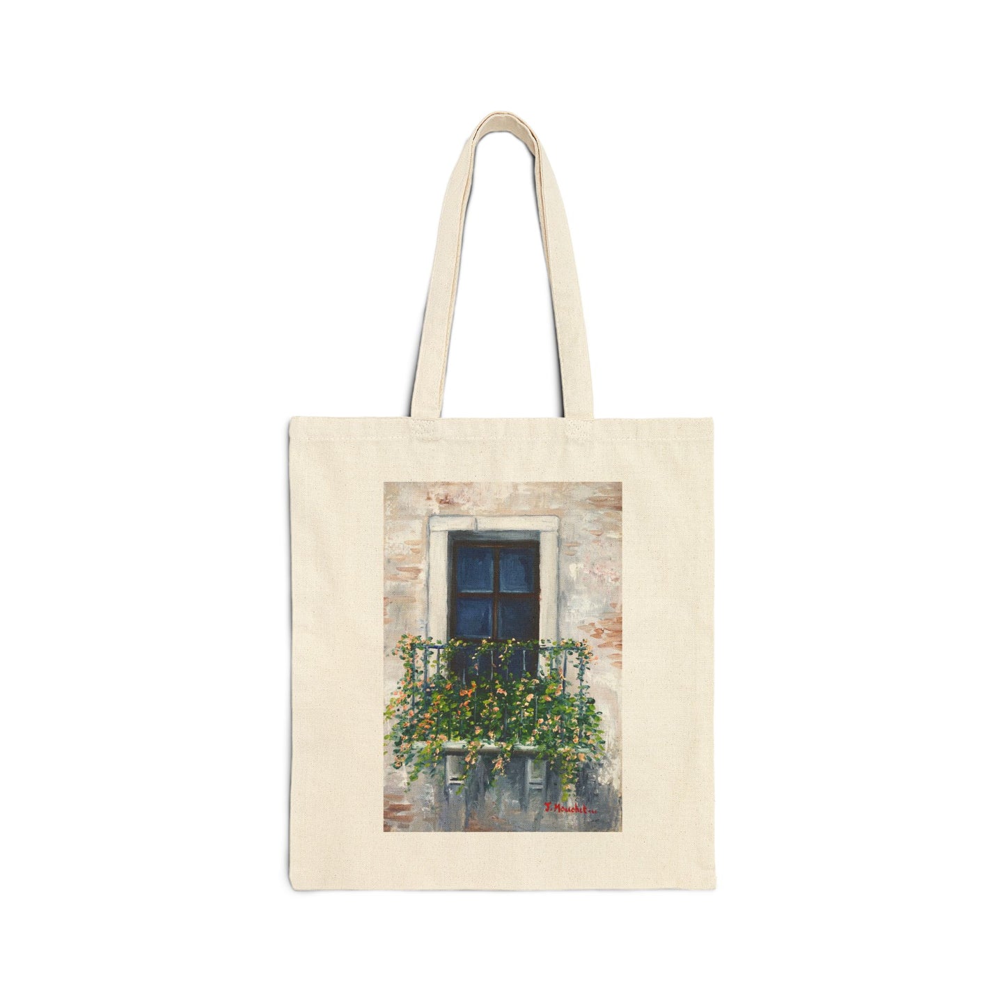 COTTON CANVAS TOTE BAG - WINDOW ROMANCE