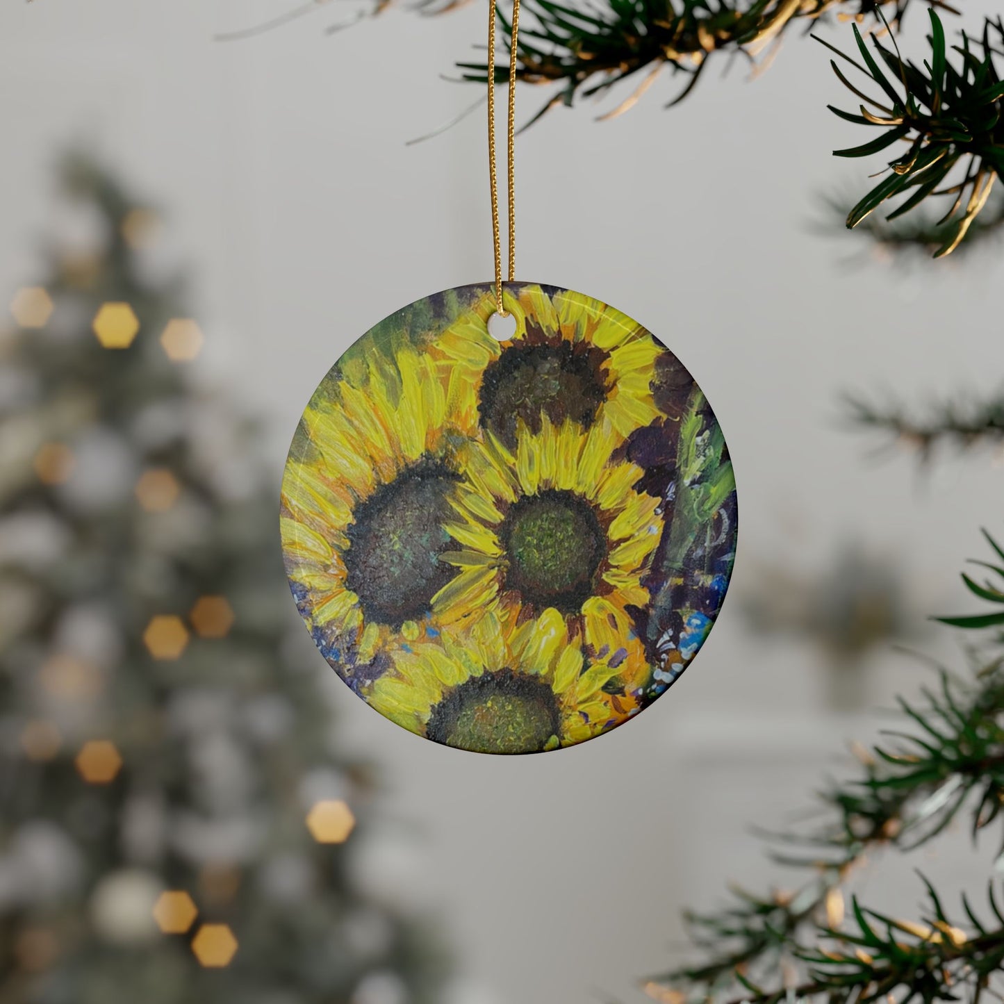 CERAMIC ORNAMENTS -GIRASOLI