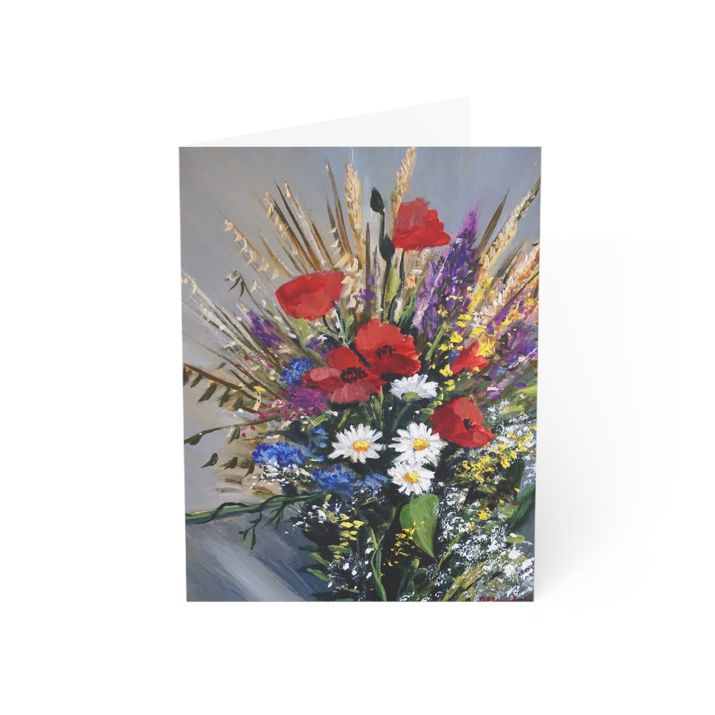 GREETING CARDS (1, 10, 30, and 50pcs) - BOUQUET OF WILD FLOWERS