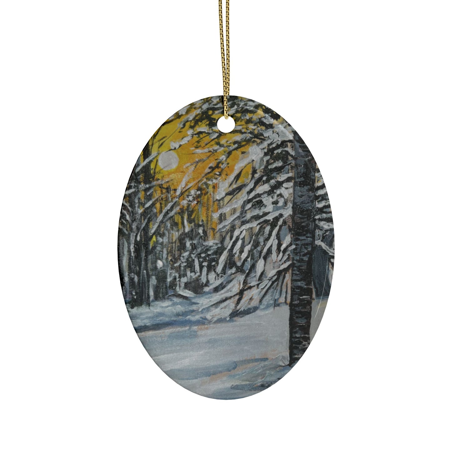 CERAMIC ORNAMENTS - FORESTA BIANCA