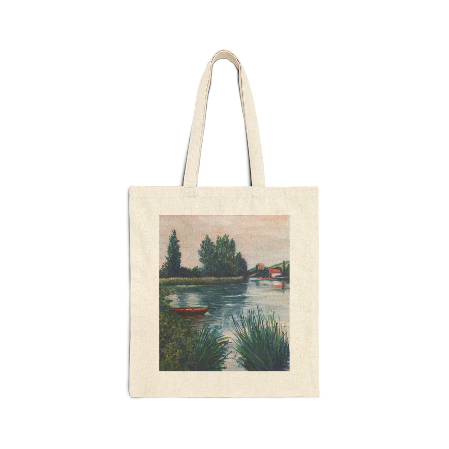 COTTON CANVAS TOTE BAG - THE FRENCH LAKE