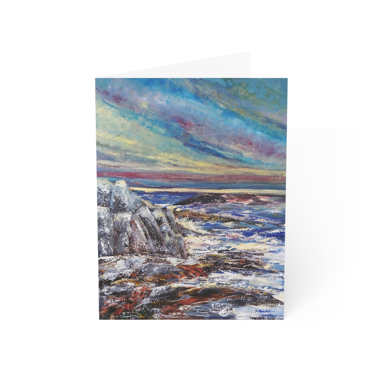 GREETING CARDS (1, 10, 30, and 50pcs) - SEASCAPE AT SUNDOWN