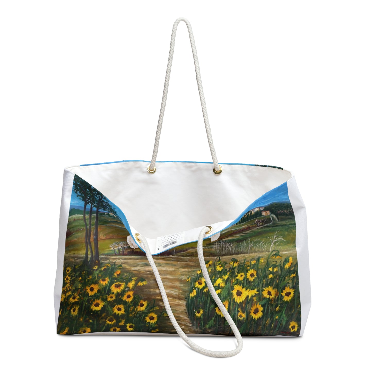 WEEKENDER BAG - THE PATH THROUGH THE SUNFLOWER FIELD