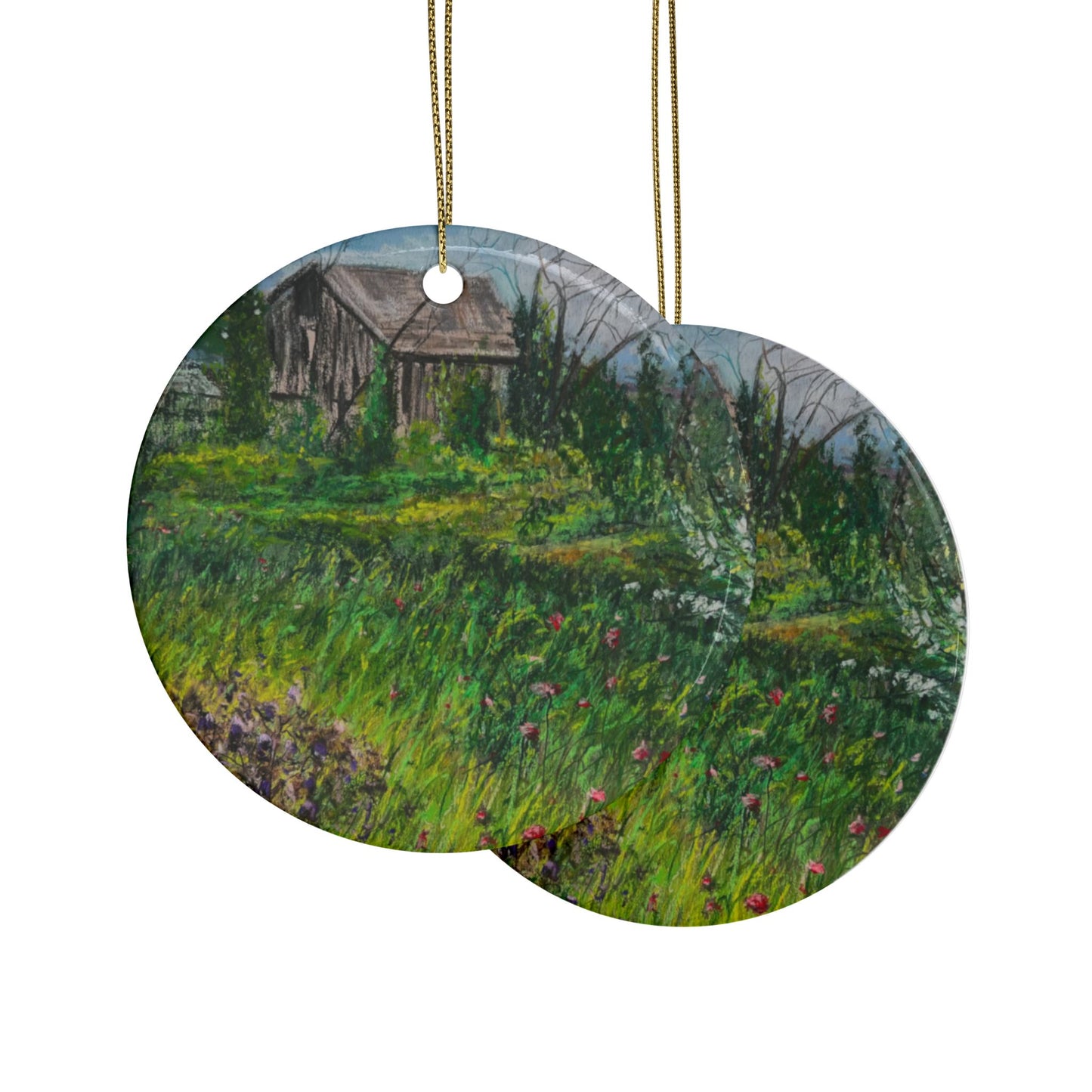 CERAMIC ORNAMENTS -TRANQUIL CABIN IN STURGEON BAY