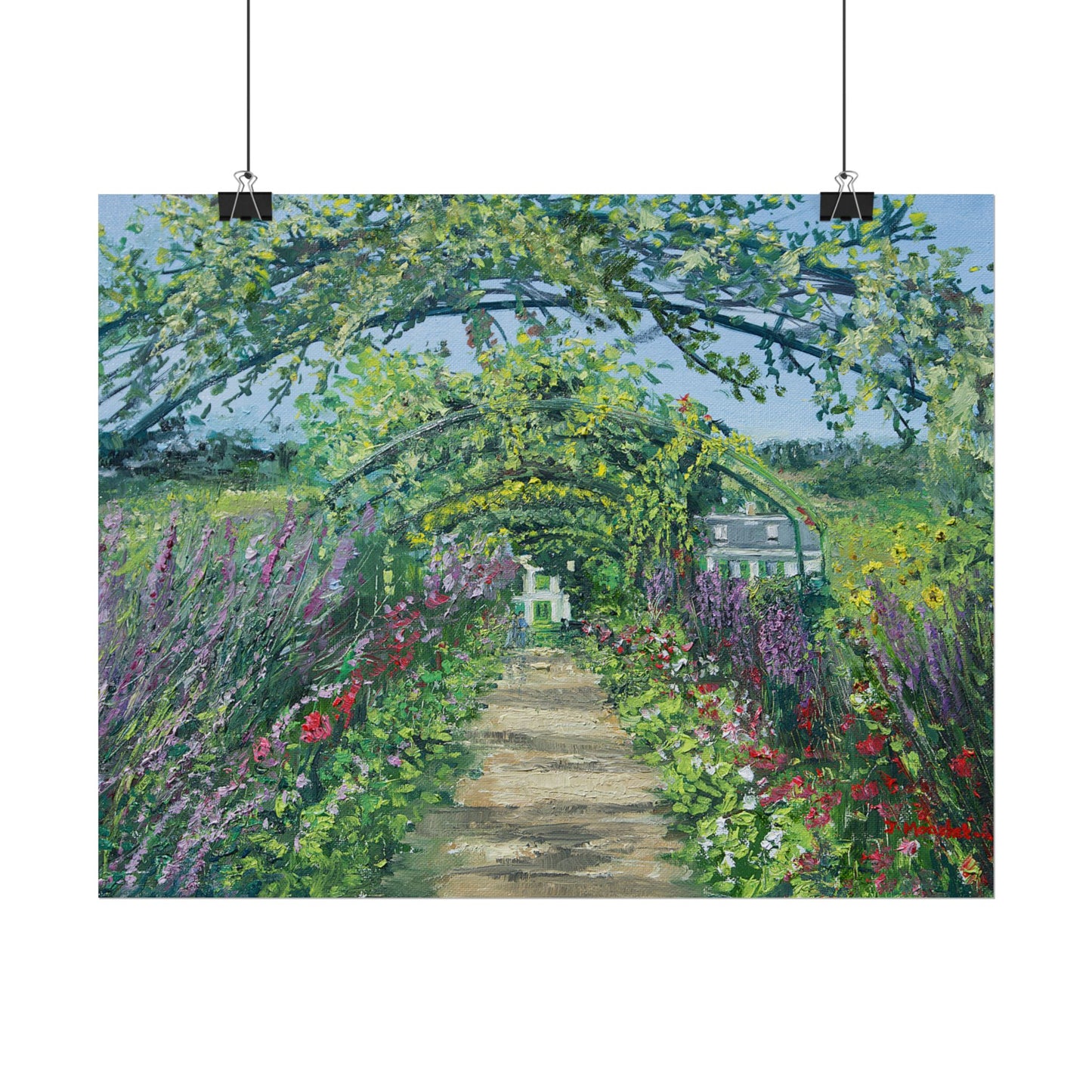 Scenic Garden Rolled Posters - Vibrant Nature Wall Art for Home Décor