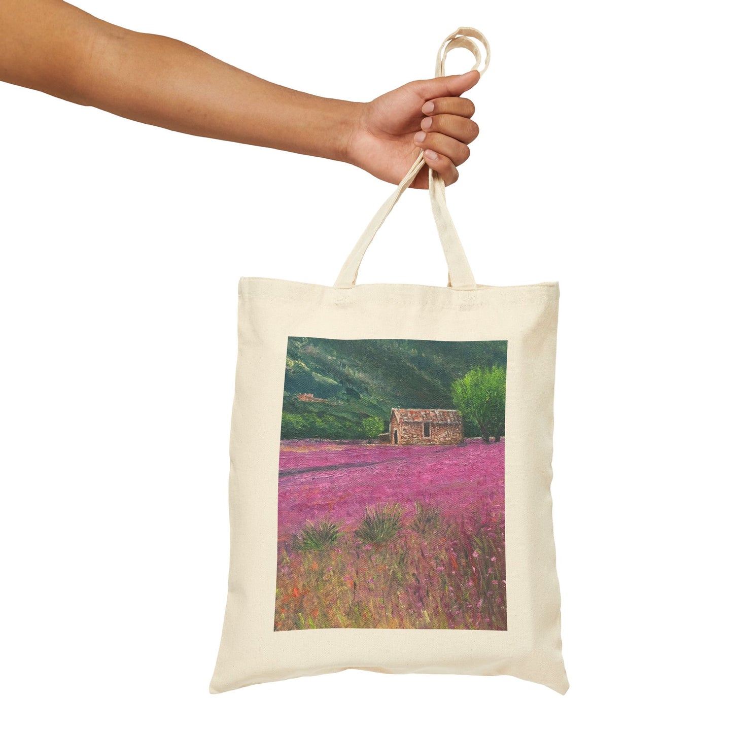 COTTON CANVAS TOTE BAG - BLOSSOM HAVEN