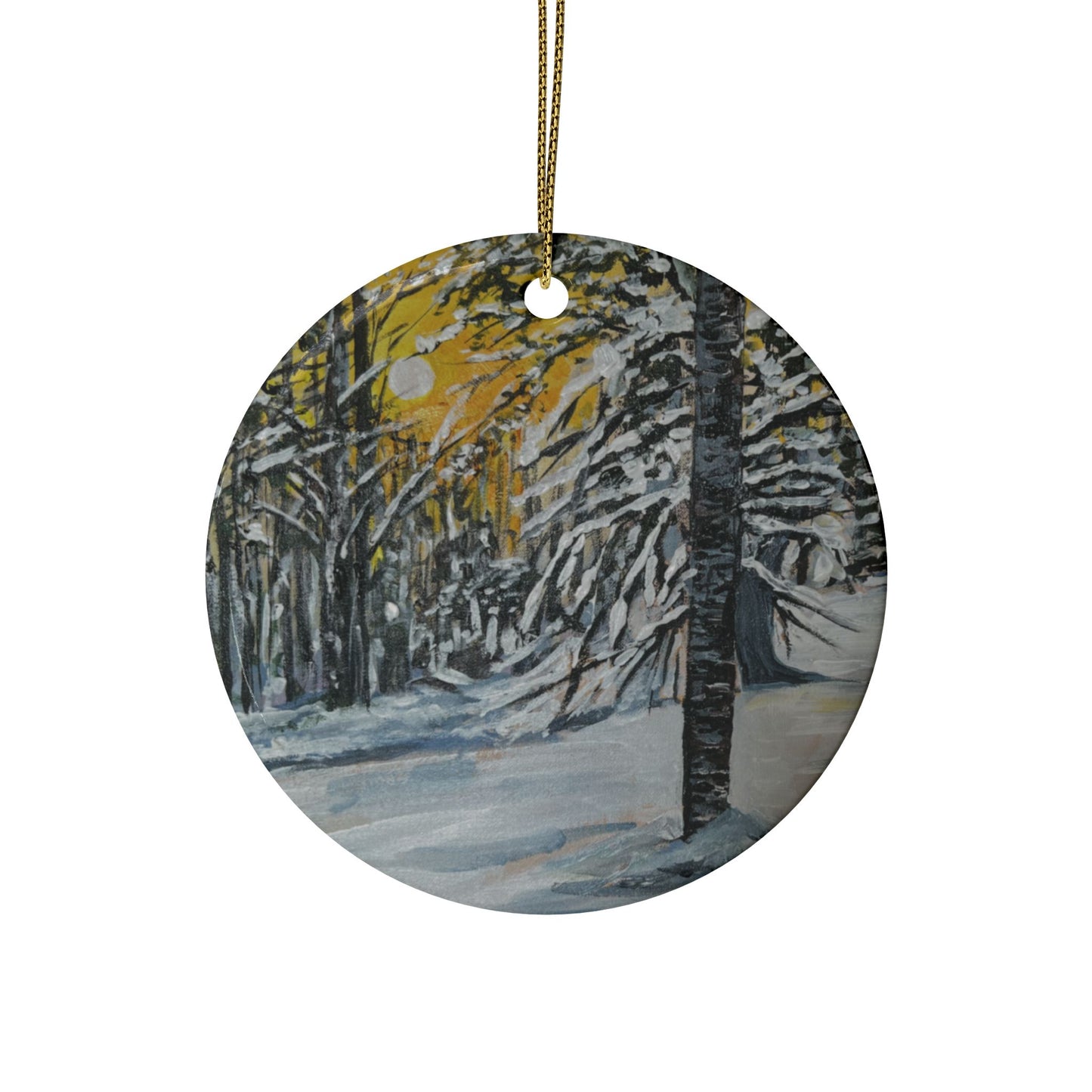 CERAMIC ORNAMENTS - FORESTA BIANCA