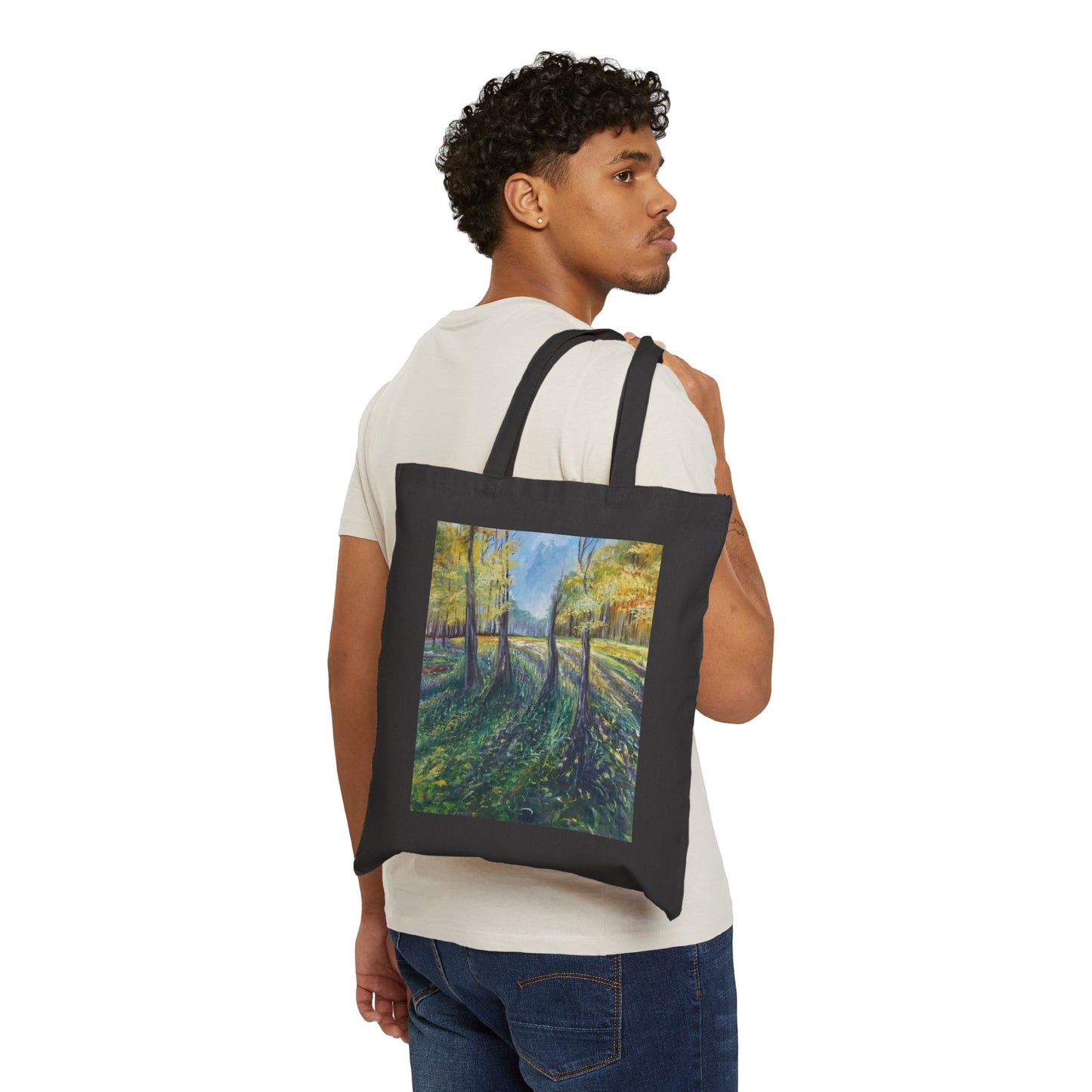 COTTON CANVAS TOTE BAG - THE FALL