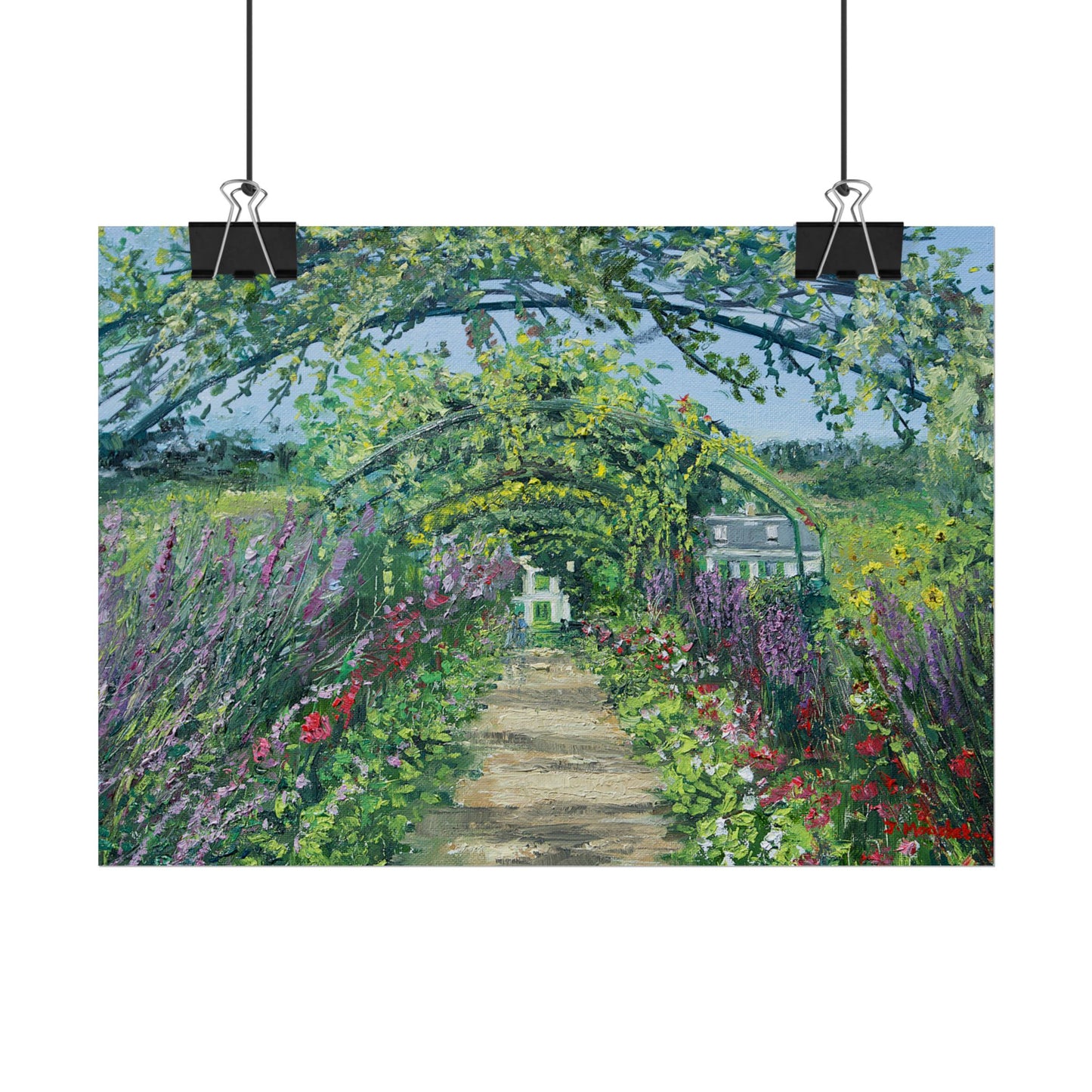 Scenic Garden Rolled Posters - Vibrant Nature Wall Art for Home Décor