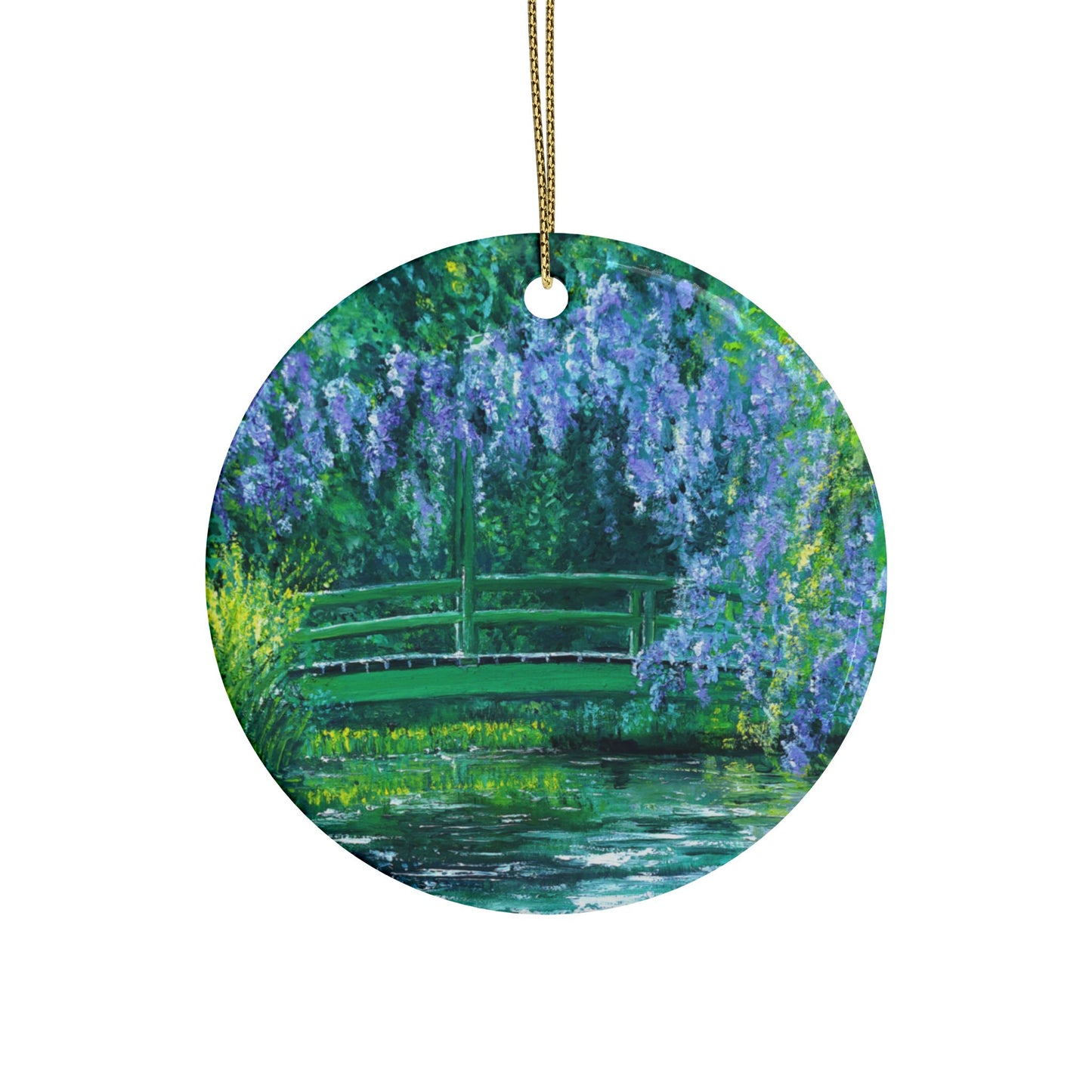 CERAMIC ORNAMENTS - NATURE'S REFLECTION: BRIDGES OF SERENITY