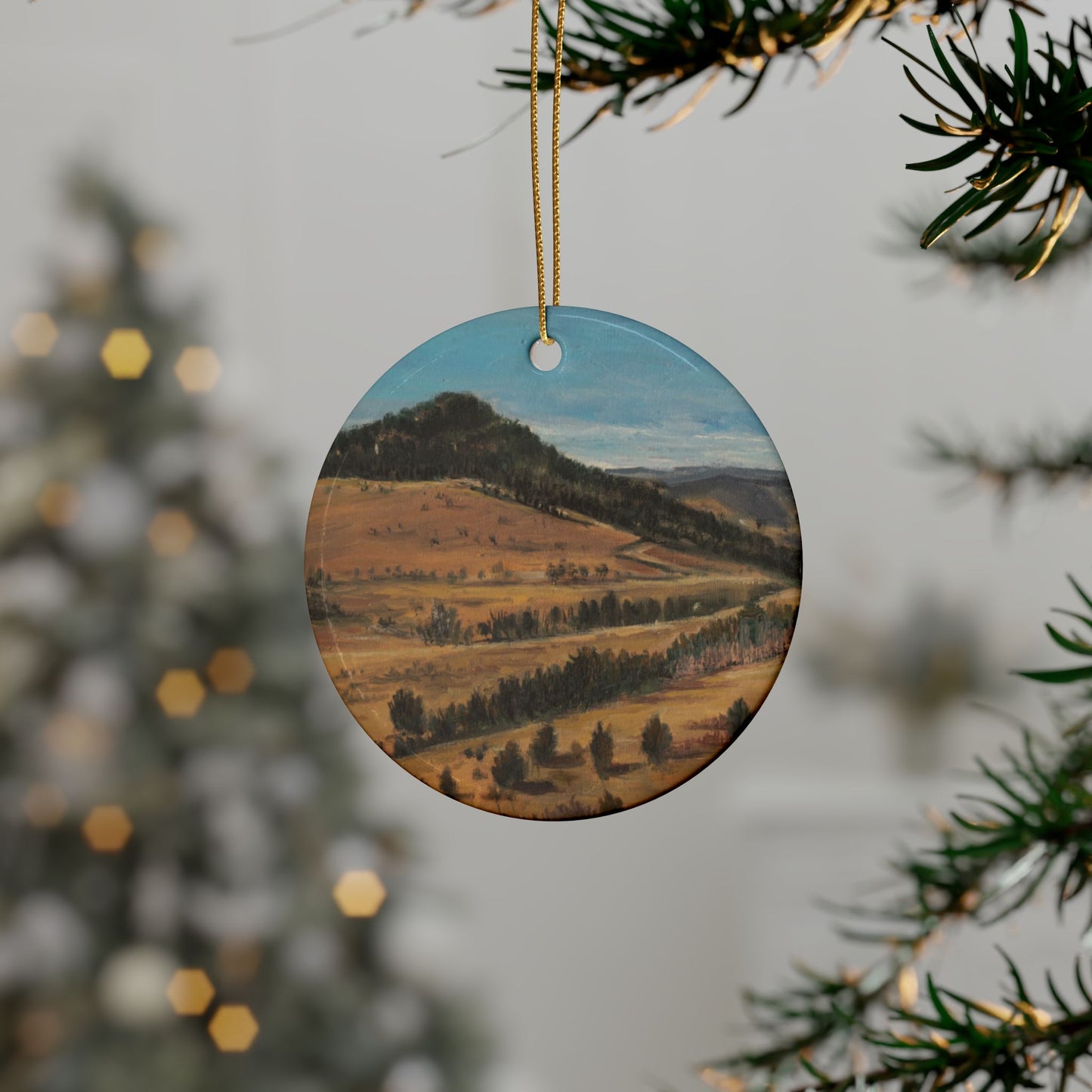 CERAMIC ORNAMENTS - BEHIND PIKES PEAK