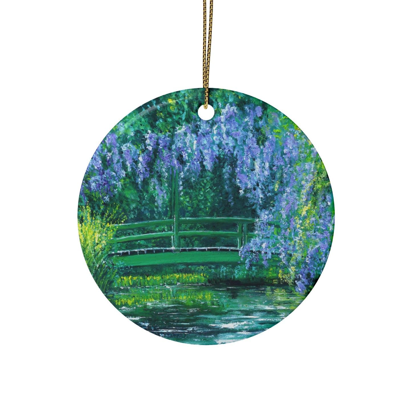 CERAMIC ORNAMENTS - NATURE'S REFLECTION: BRIDGES OF SERENITY