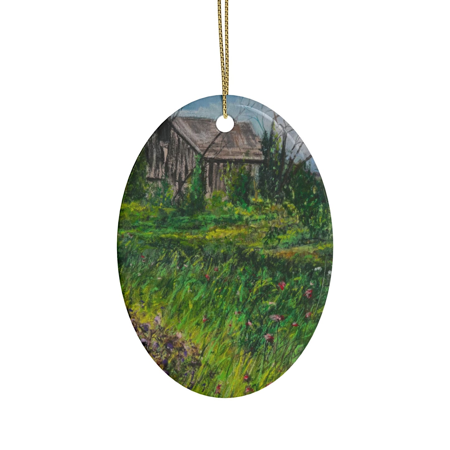 CERAMIC ORNAMENTS -TRANQUIL CABIN IN STURGEON BAY