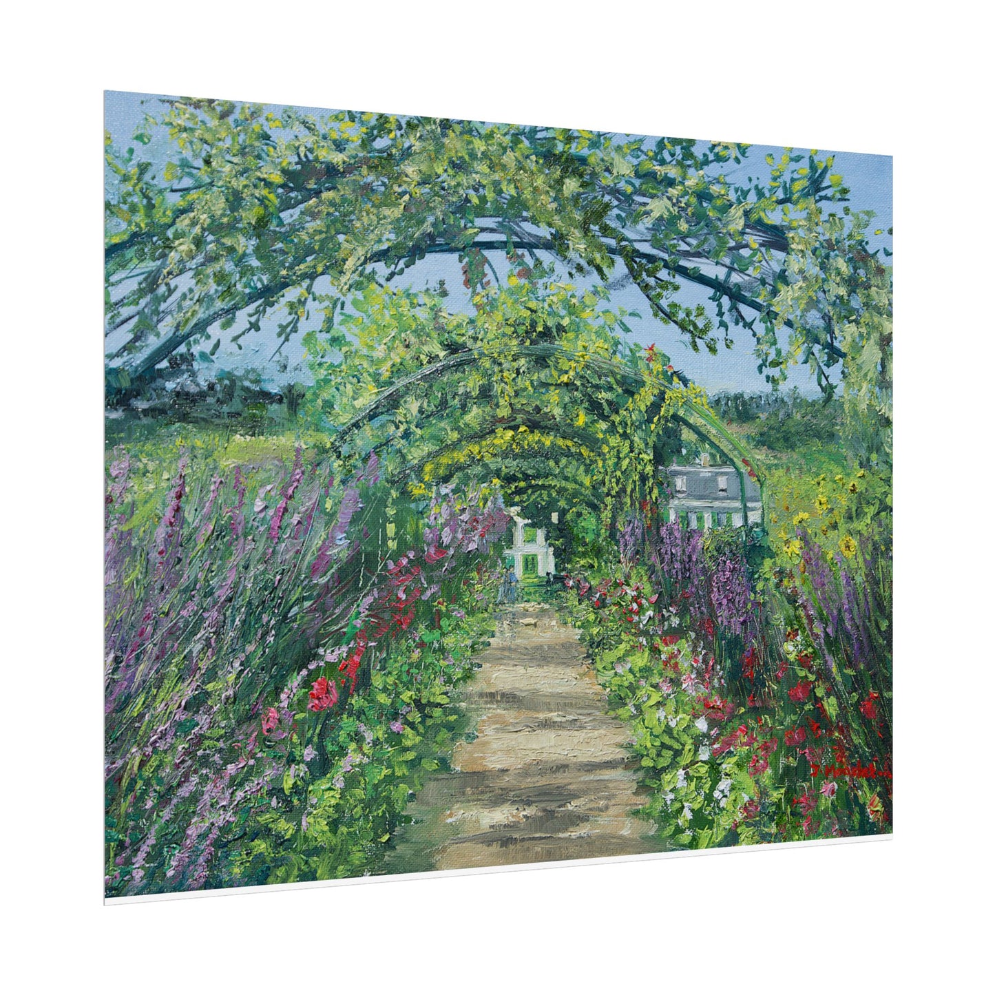 Scenic Garden Rolled Posters - Vibrant Nature Wall Art for Home Décor