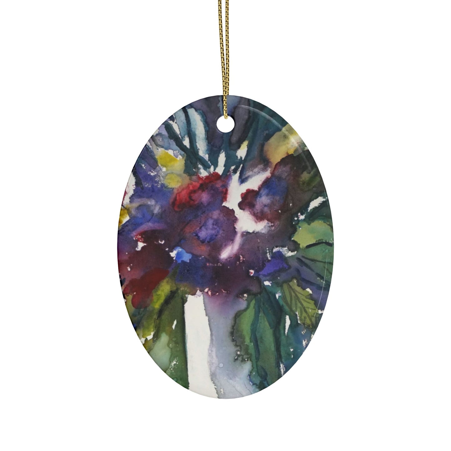 CERAMIC ORNAMENTS - MIXED BOUQUET FLOWER