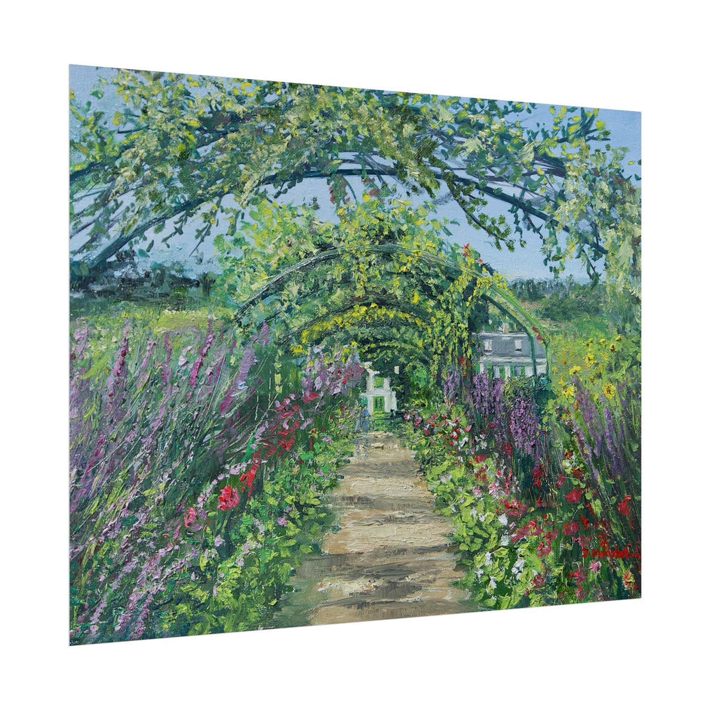 Scenic Garden Rolled Posters - Vibrant Nature Wall Art for Home Décor