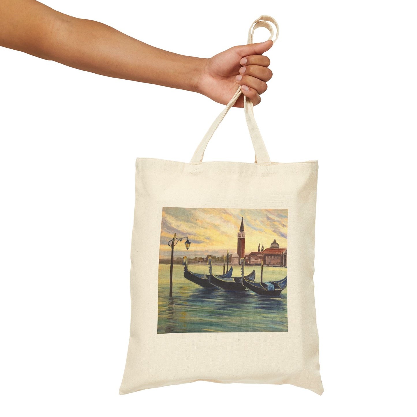 COTTON CANVAS TOTE BAG - PIAZZA SAN MARCO