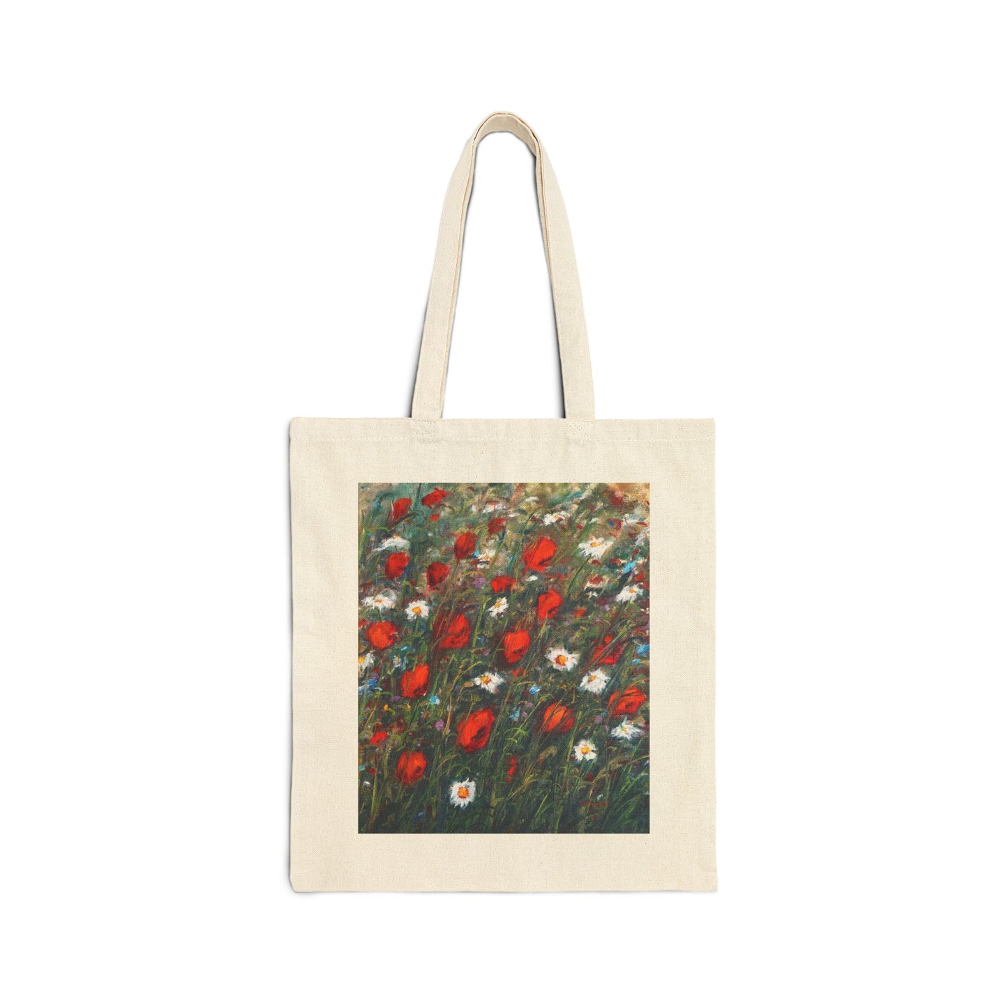 COTTON CANVAS TOTE BAG - WHISPERS OF THE MEADOW