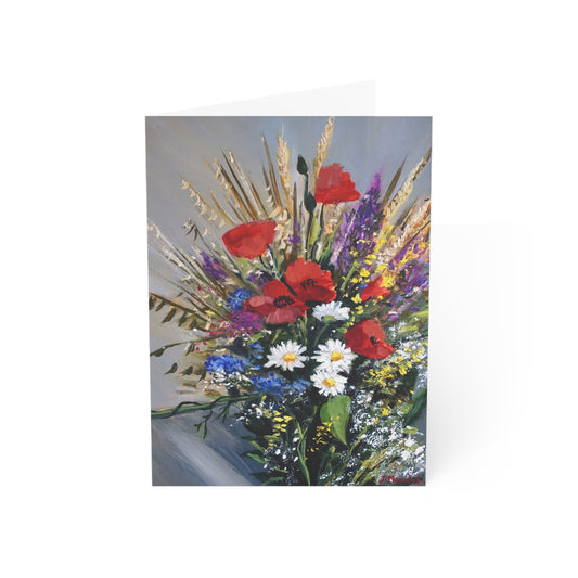 GREETING CARDS (1, 10, 30, and 50pcs) - BOUQUET OF WILD FLOWERS