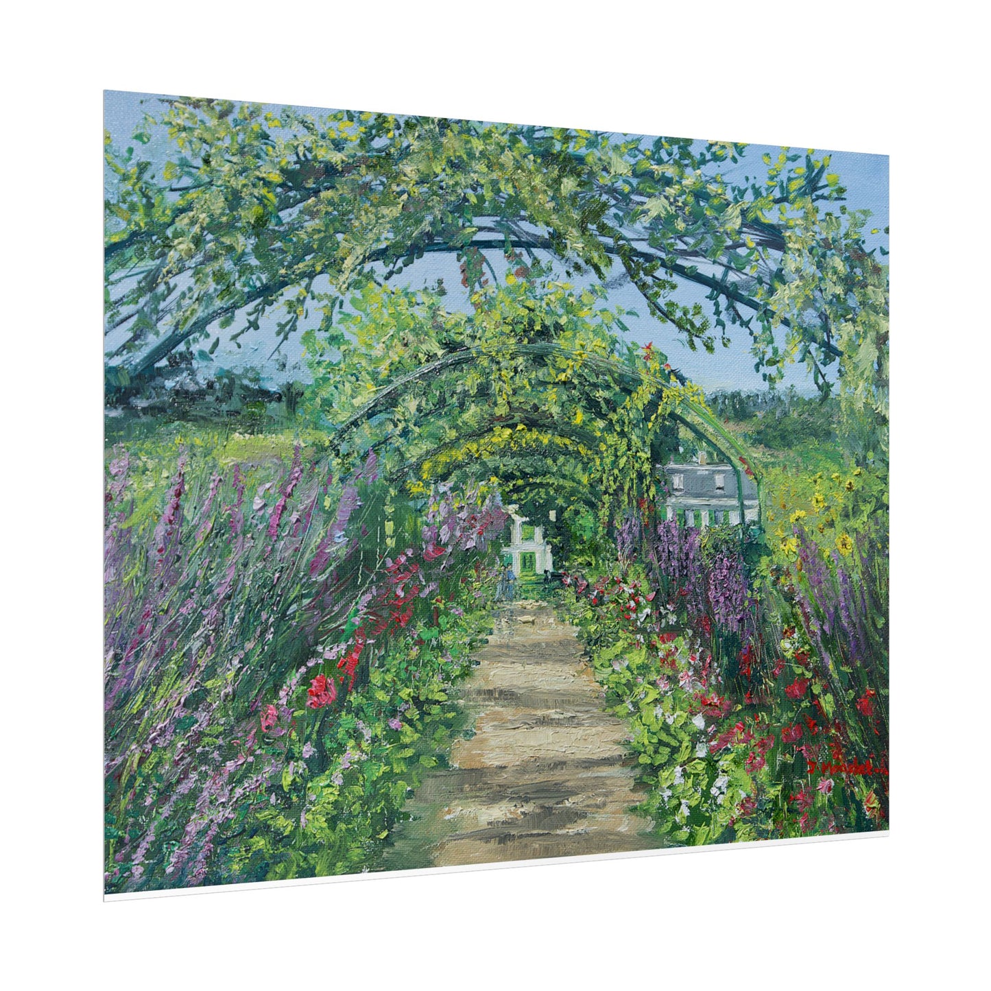 Scenic Garden Rolled Posters - Vibrant Nature Wall Art for Home Décor