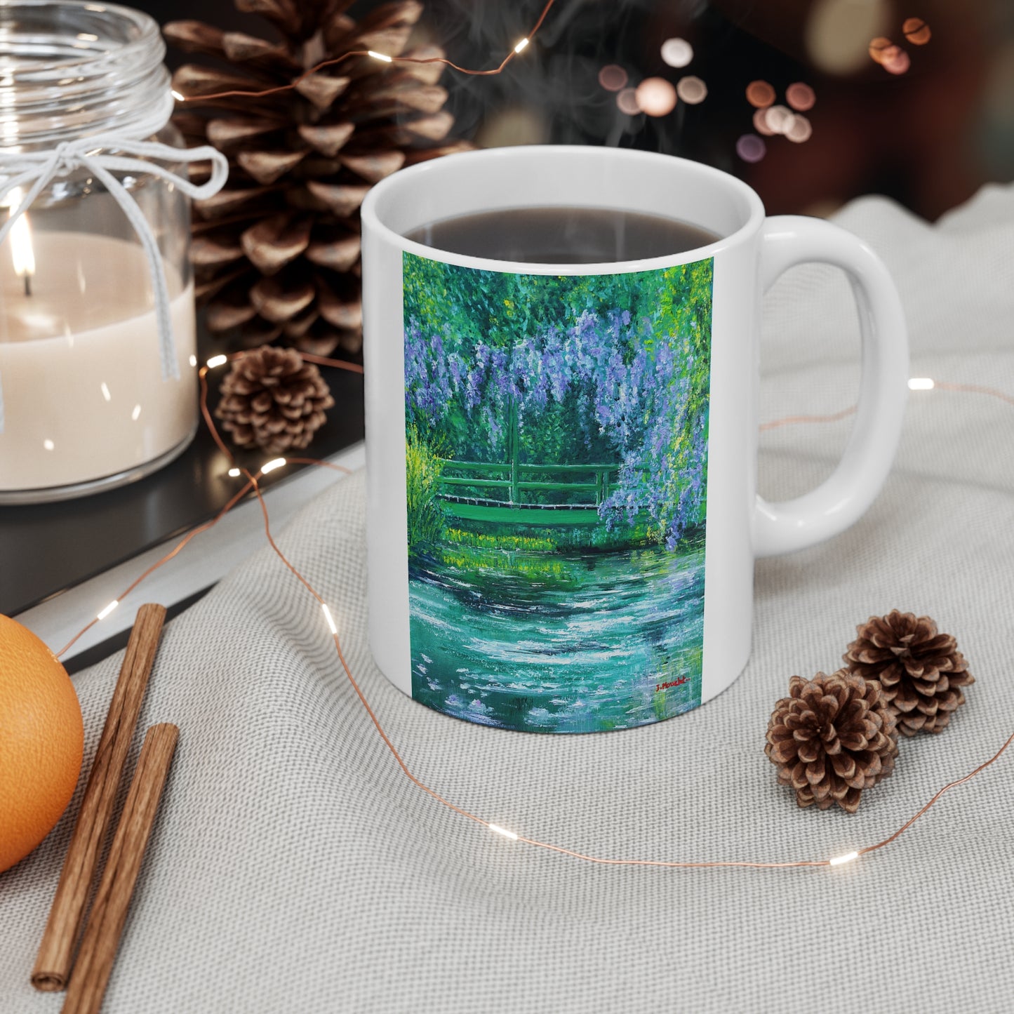 MUG 11oz - NATURE'S REFLECTION: BRIDGES OF SERENITY