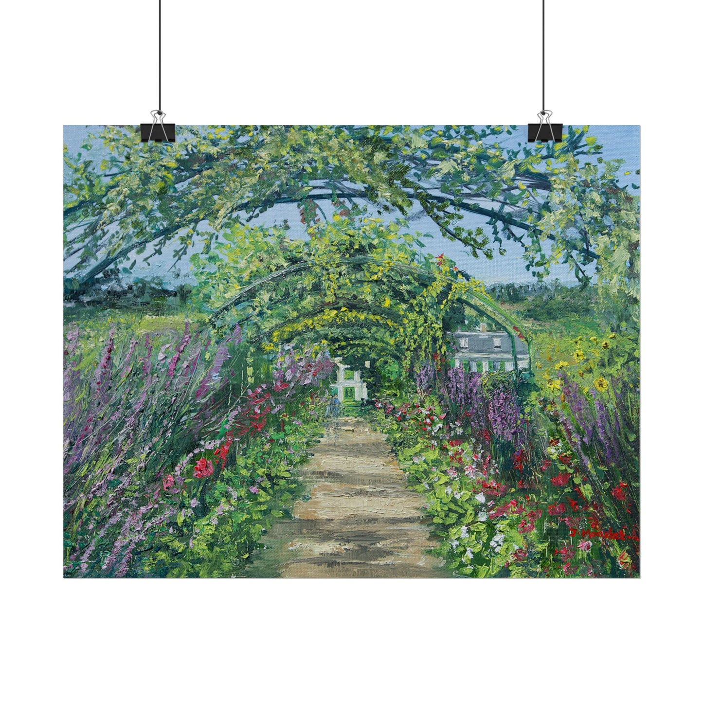 Scenic Garden Rolled Posters - Vibrant Nature Wall Art for Home Décor