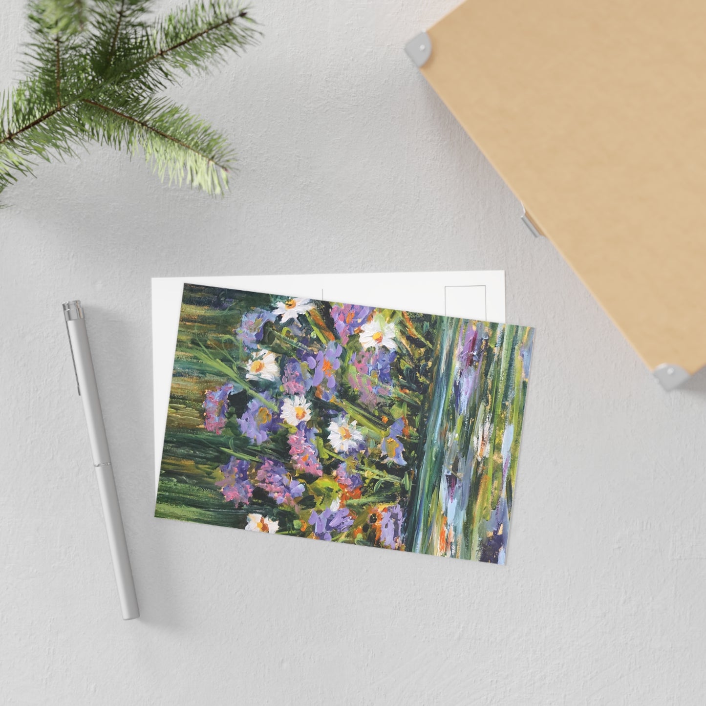 FINE ART POSTCARDS - BY THE RIVER