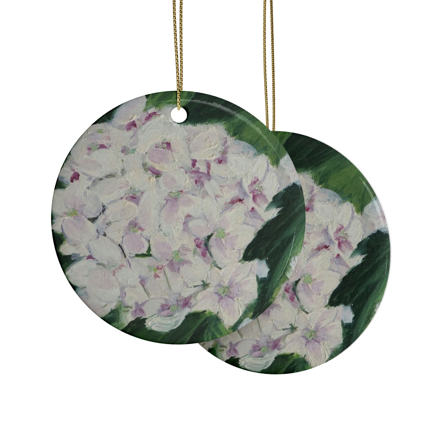 CERAMIC ORNAMENTS - MAGNOLIAS