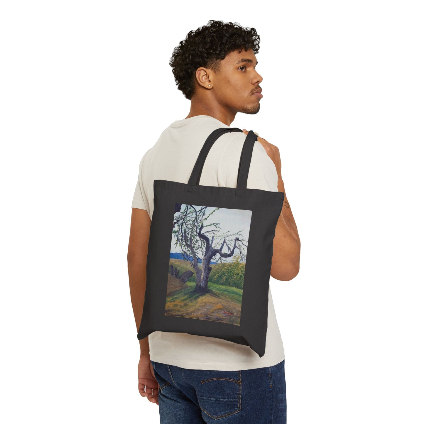 COTTON CANVAS TOTE BAG - AUTUMN