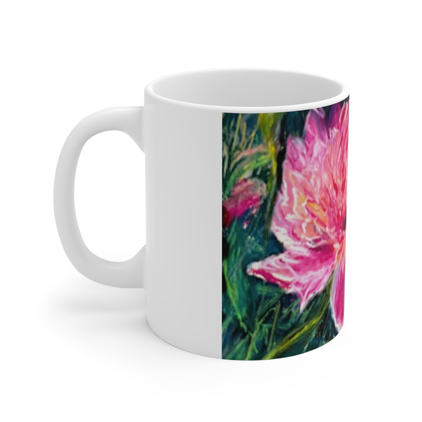 MUG 11oz - PINK BLOSSOMS: DELICATE PETALS